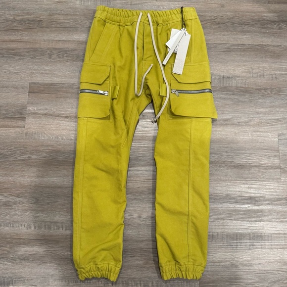 Rick Owens Mastodon Cargo Pants in Acid - Picture 1 of 13